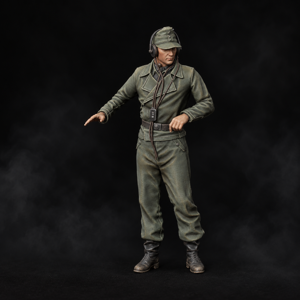 German Tank Crew: Standing Crewman I