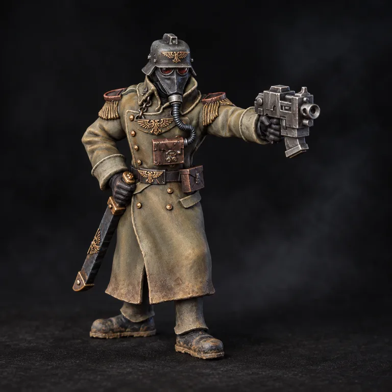 Painted Krieg Company Commander