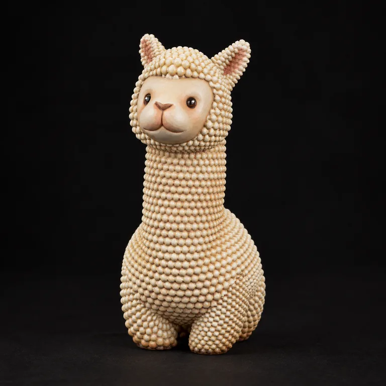 Alpaca — warm ivory knit