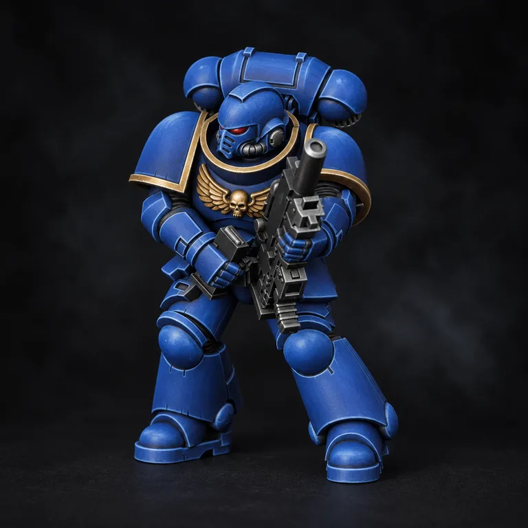 Blue and gold paint concept