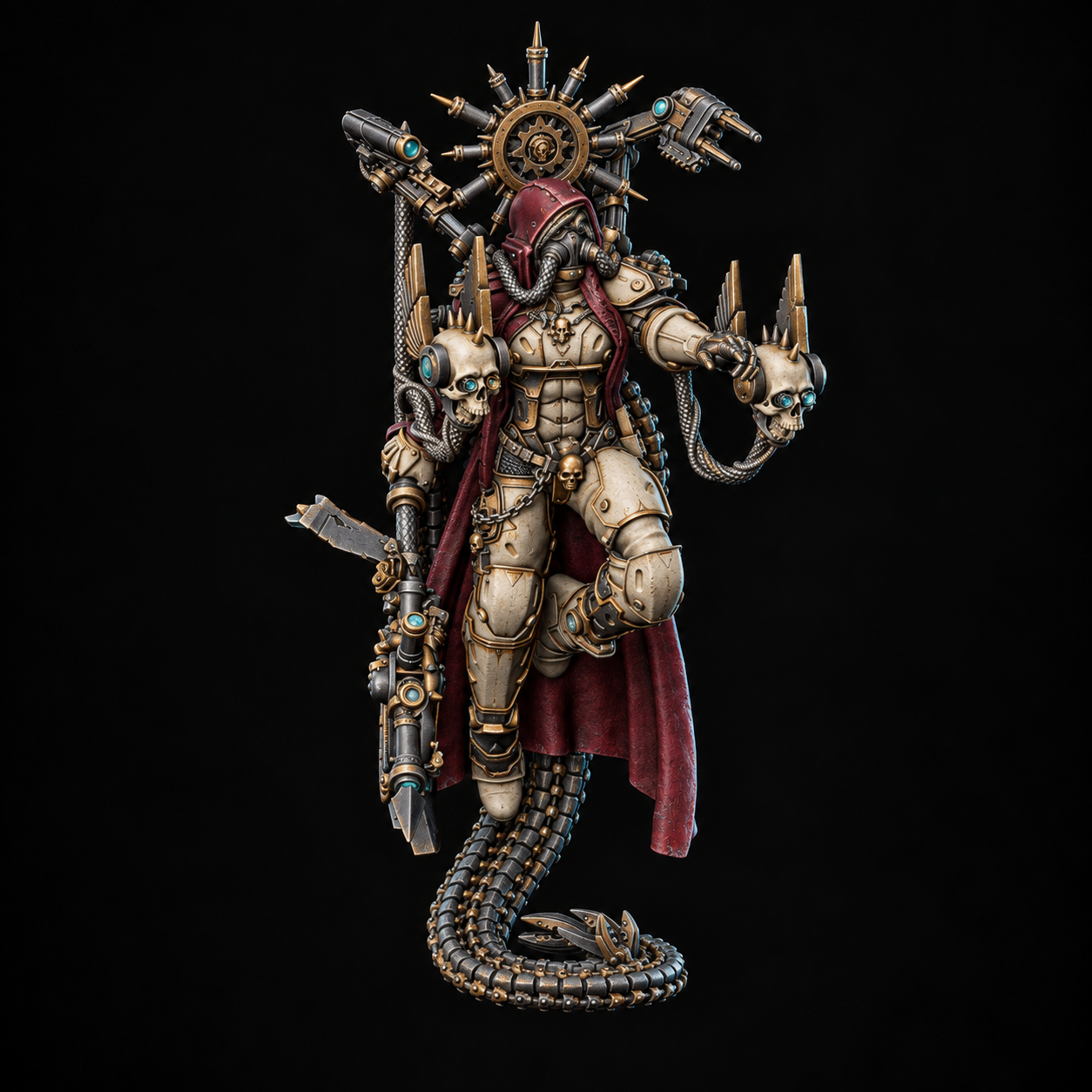 Mechanicus Priest Domina — finished paint