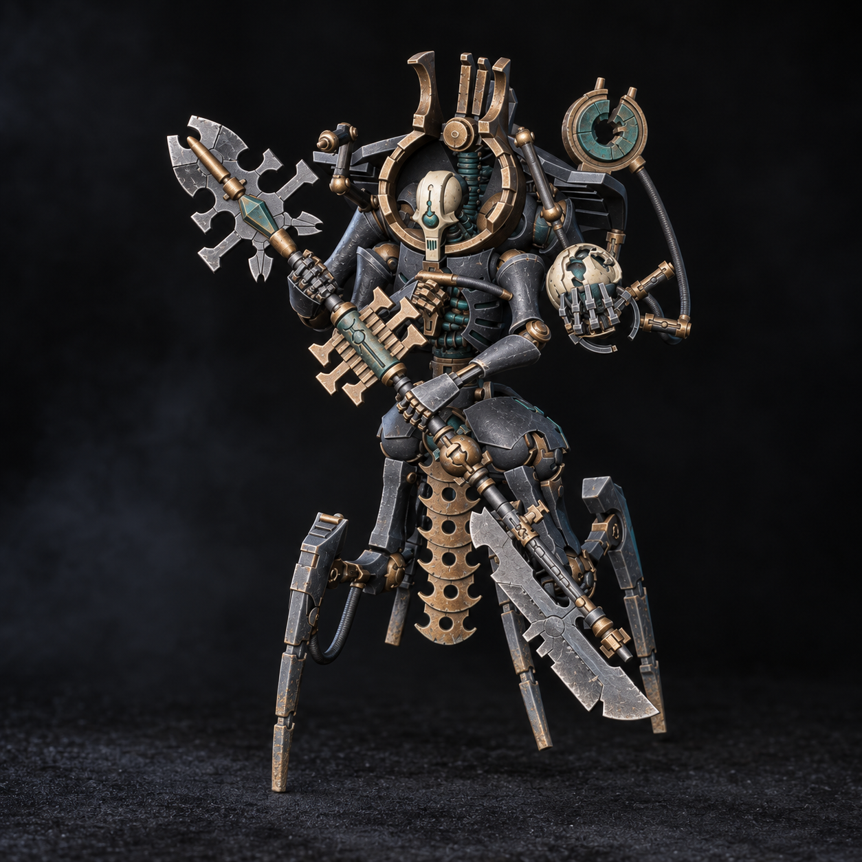 Mechanical Spider Wanderer — painted miniature
