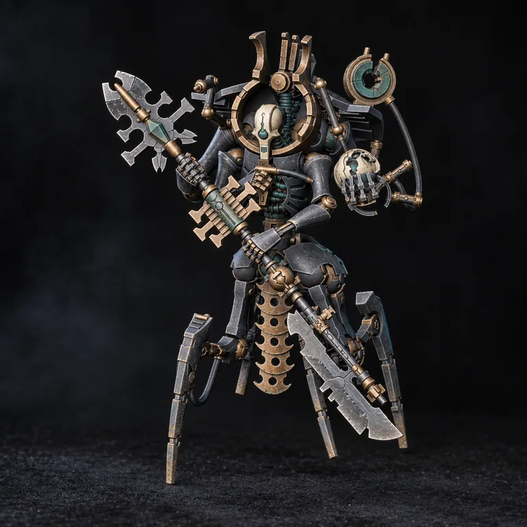 Mechanical Spider Wanderer — painted miniature