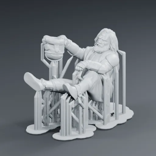 denizens-of-daro-forgotten-soldier-supported.stl — iso