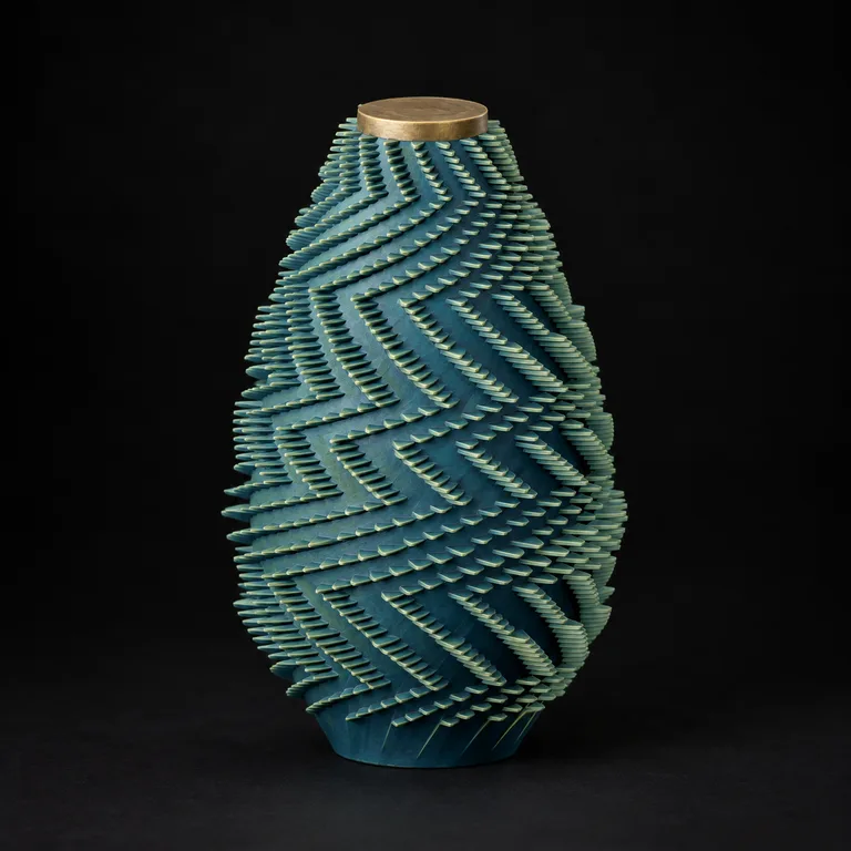 Jade ridges and a brass crown