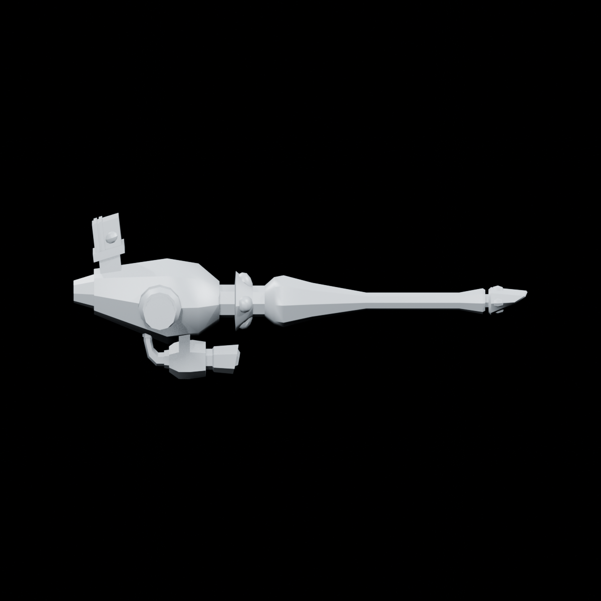 hornetWeapon.stl — side