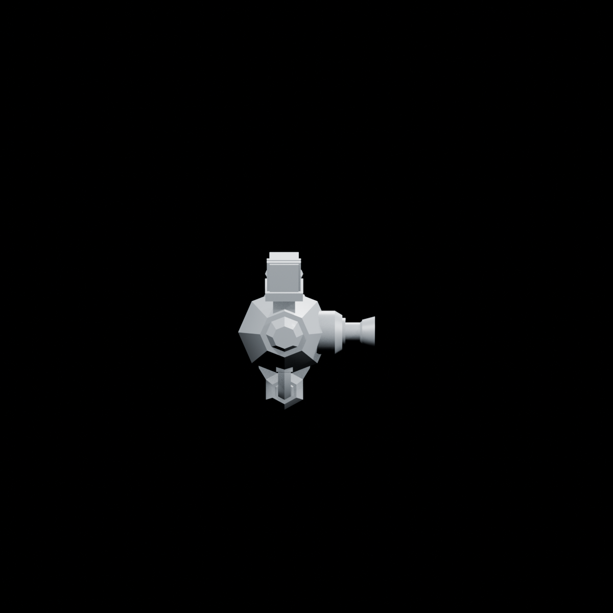 hornetWeapon.stl — front
