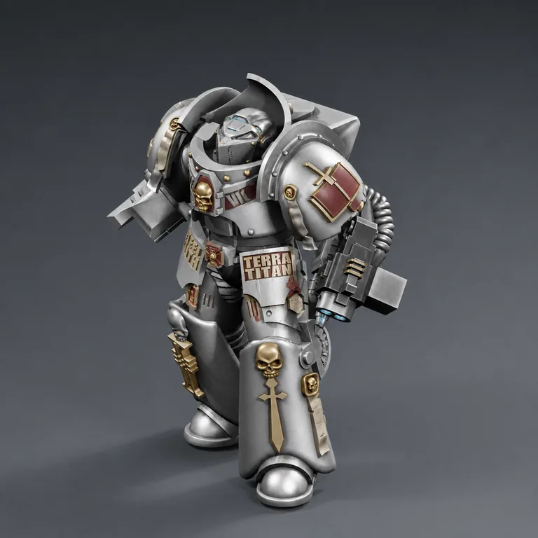 Grey Knights — canonical silver, red and ivory