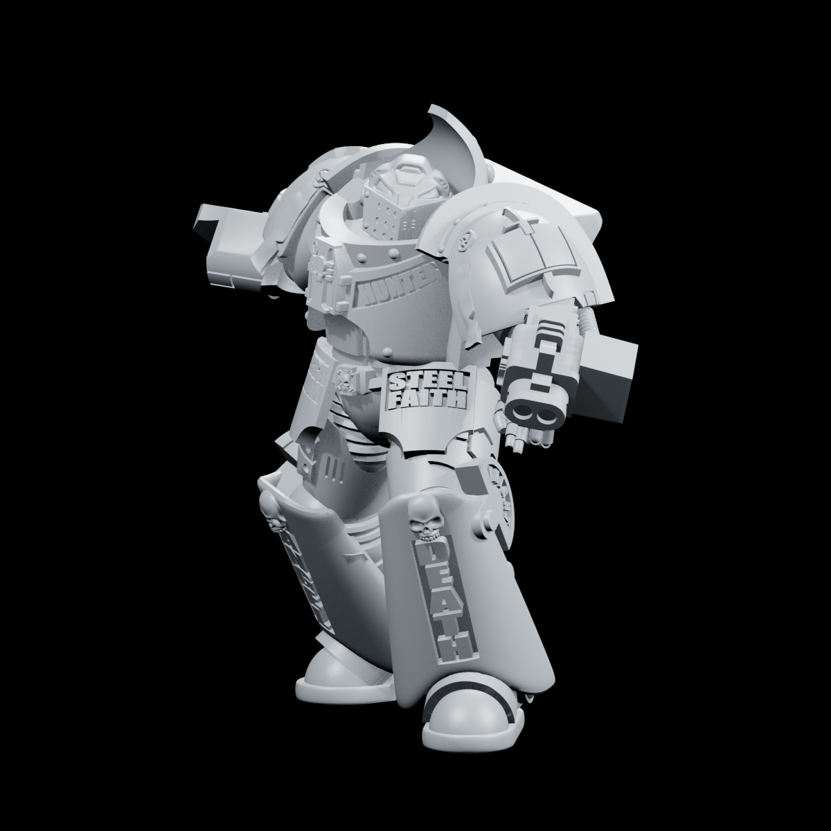 Exact front render