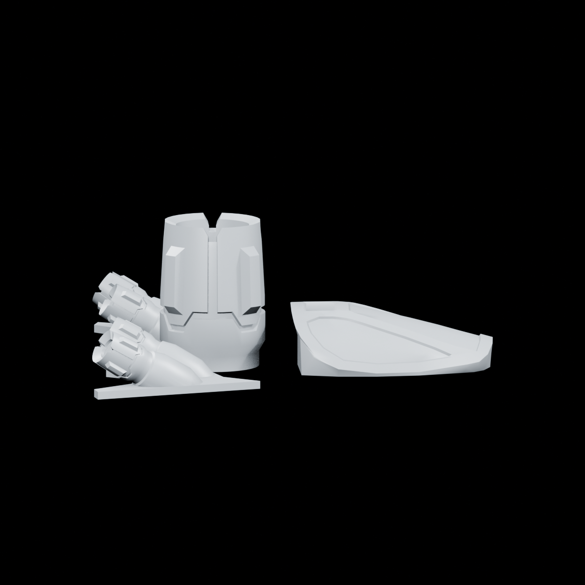 Hornet_Canopy+Thrusters_v5.stl — side