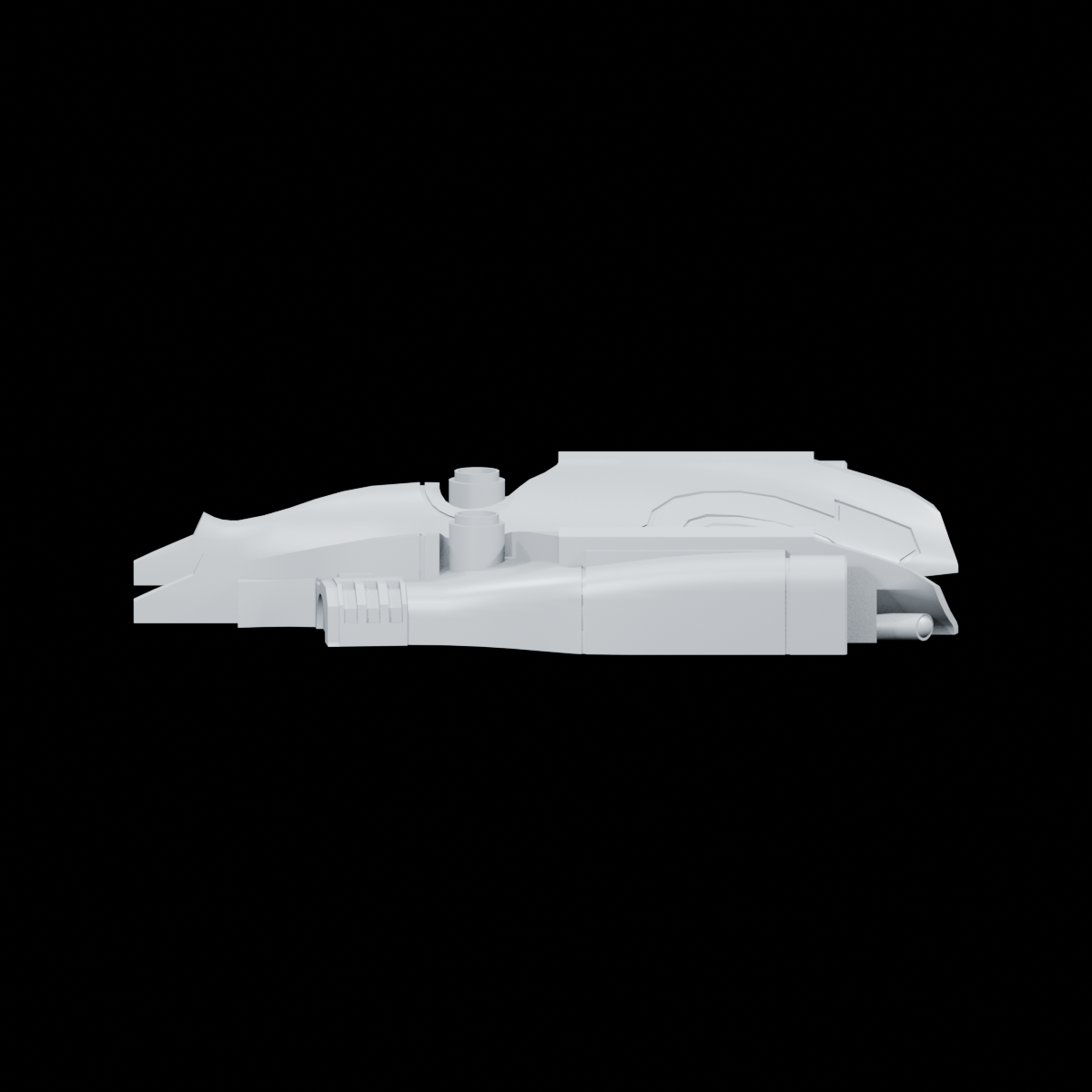 Hornet_Hull_v1_filled.stl — side
