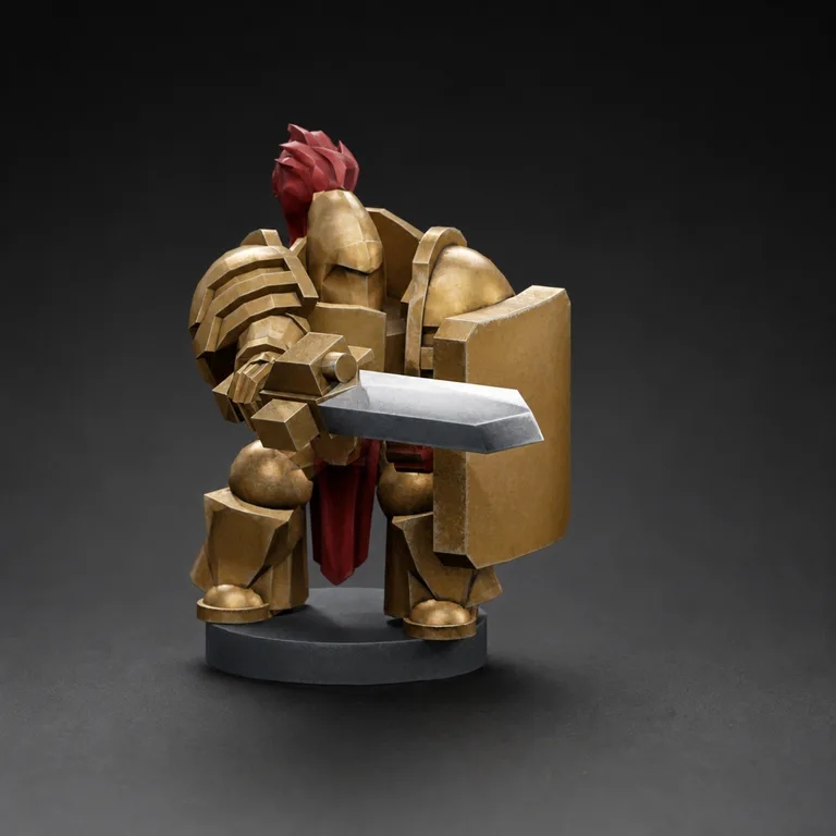Adeptus Custodes auramite gold and red