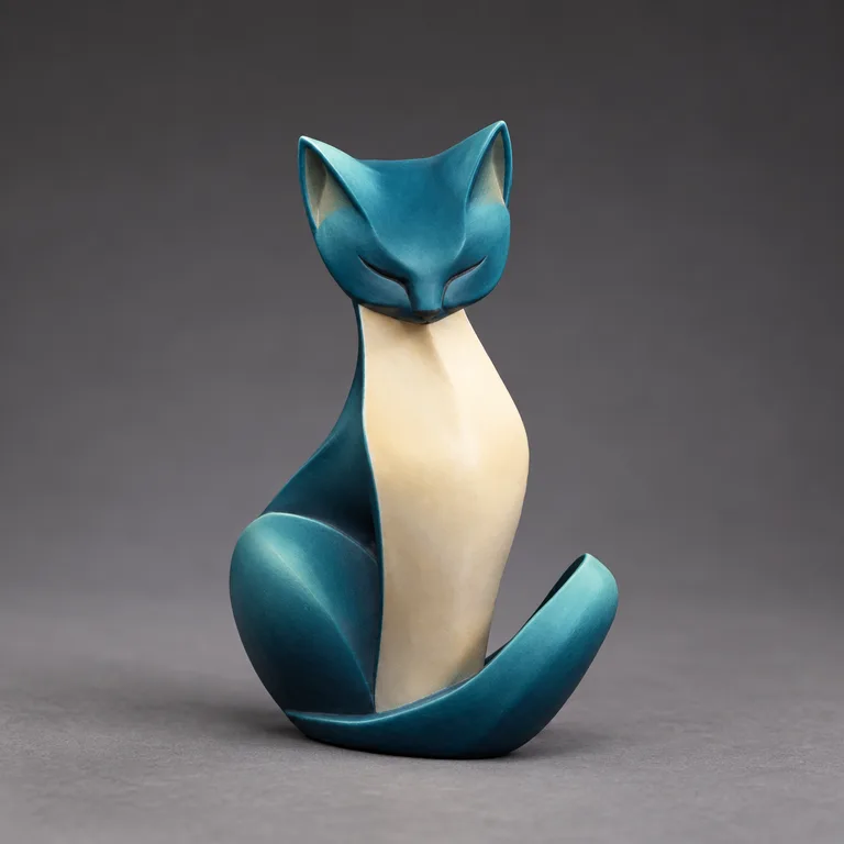 Teal and ivory