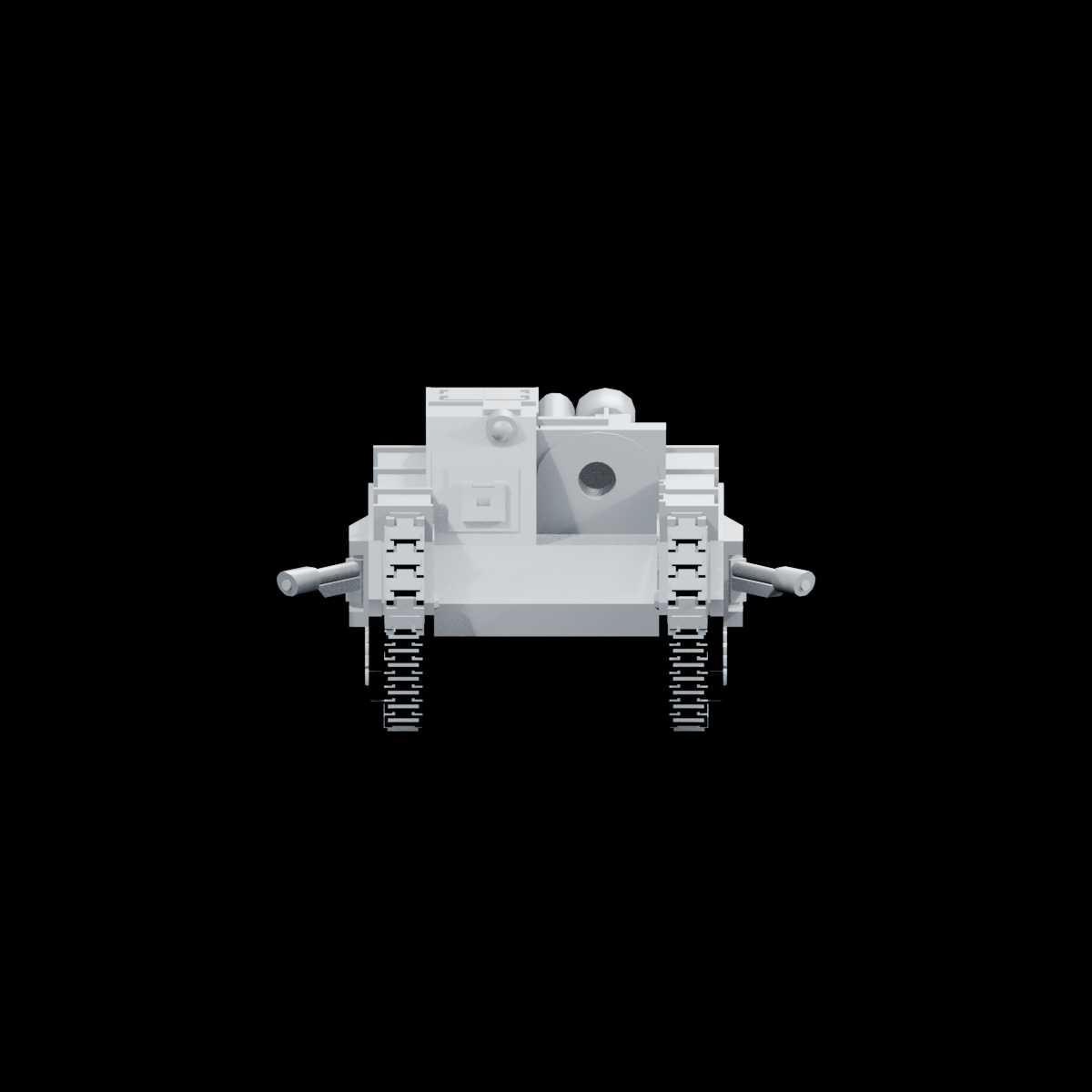 Exact front render