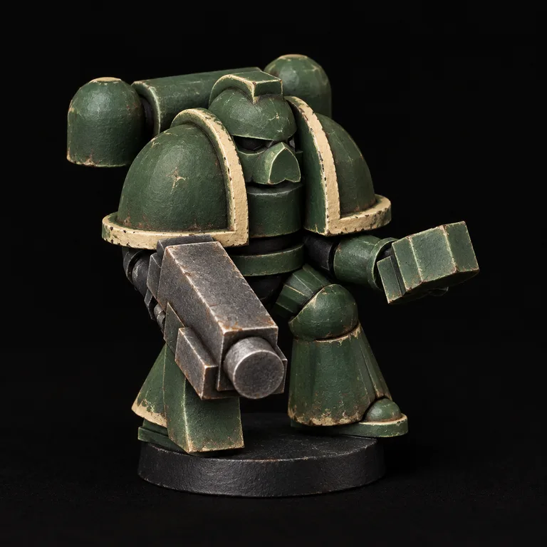 Patrol figure — acrylic colour study