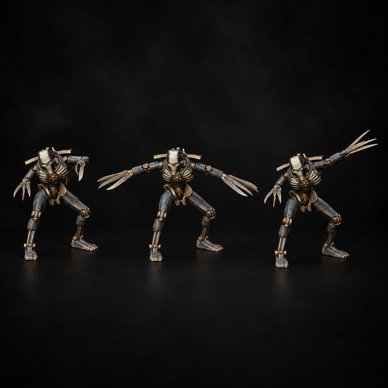 Necron Flayed Ones — painted group