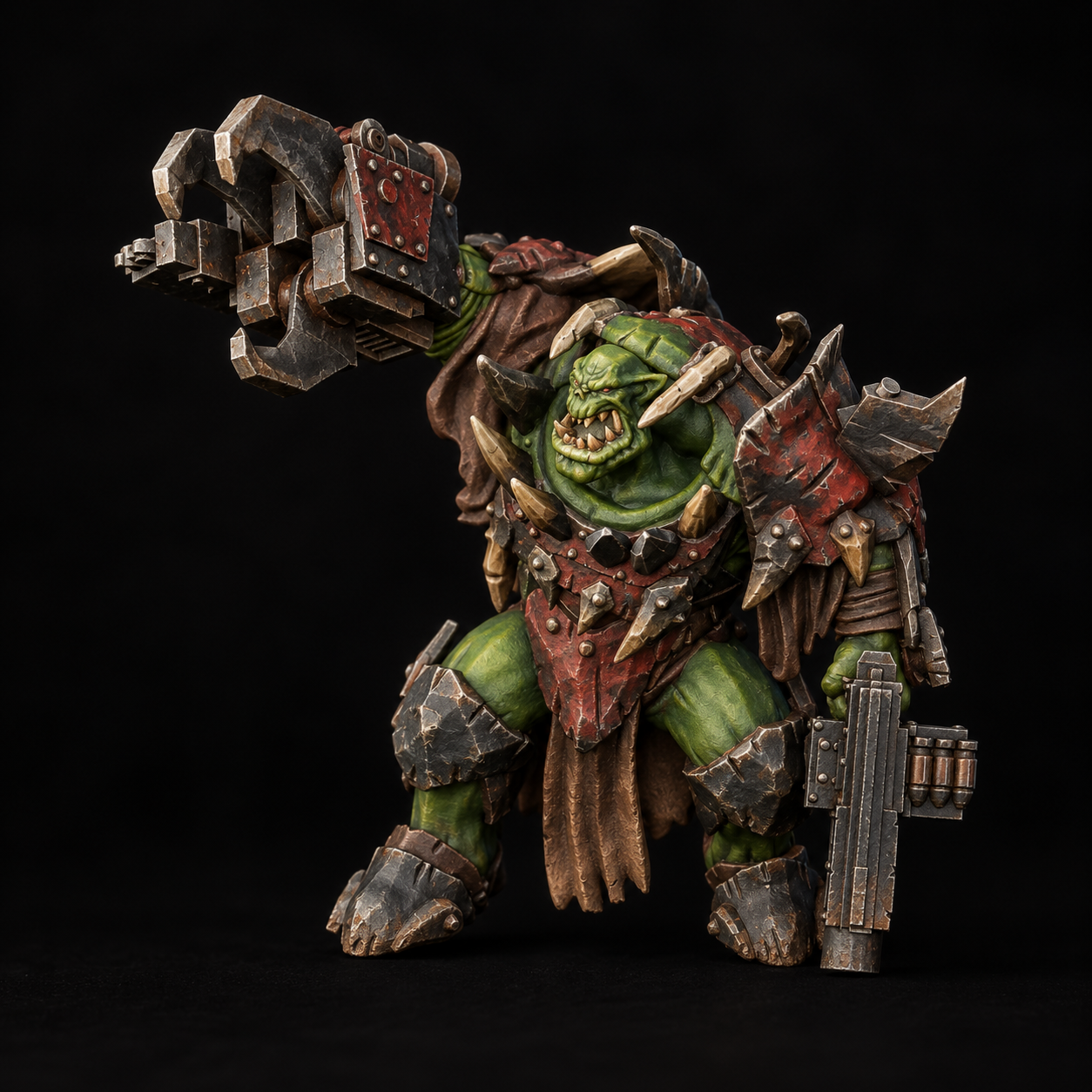 Painted Ork Boss study