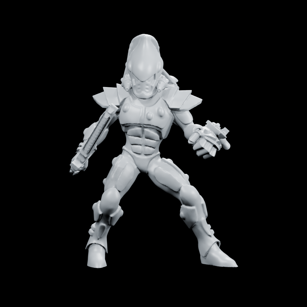 Exact front render