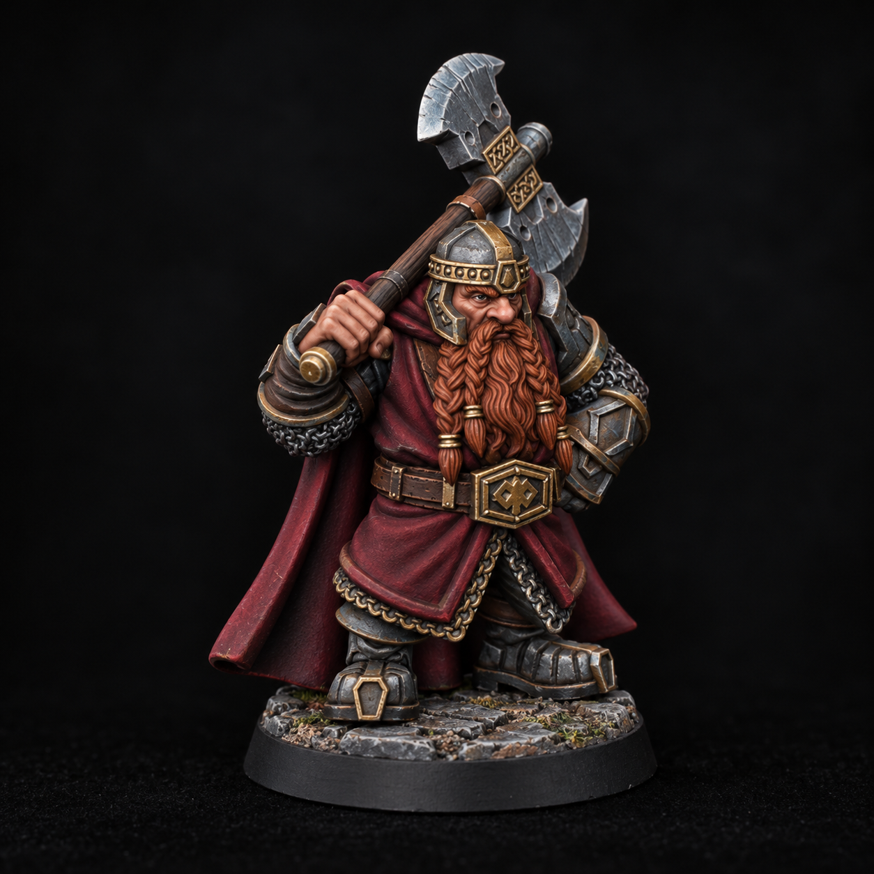Painted Uddir Thunderaxe