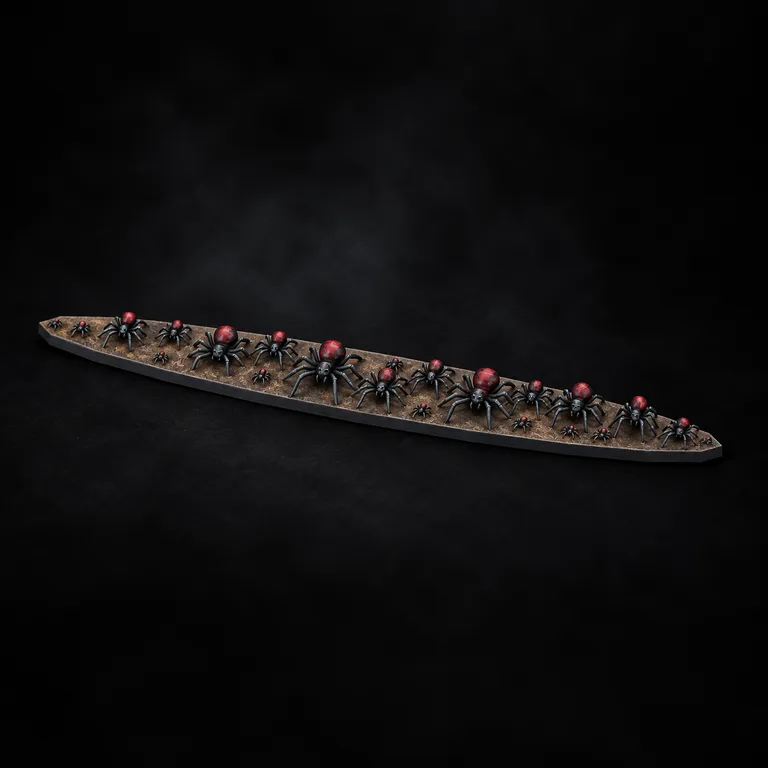 Crimson and graphite paint concept