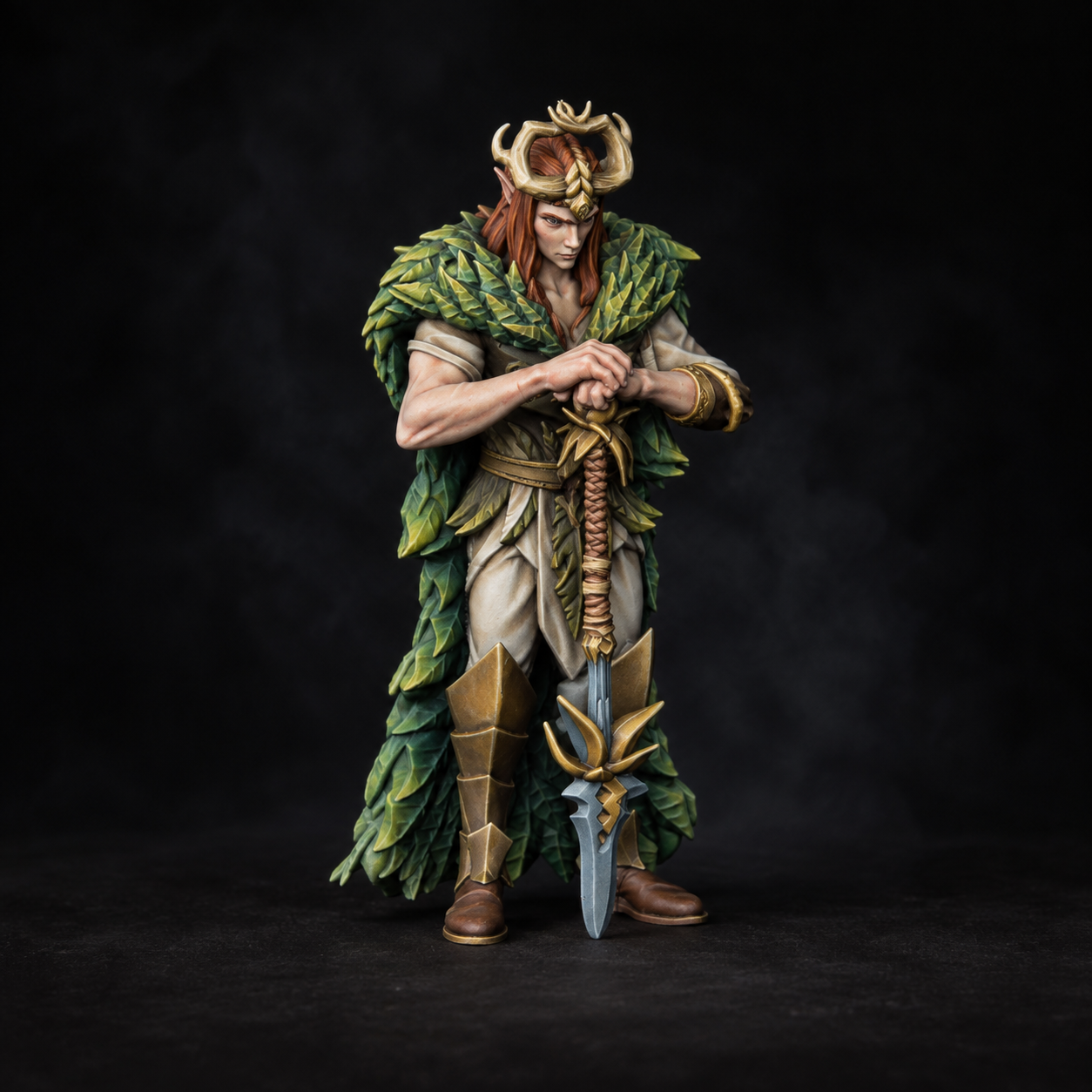 Fairy King — green leaves and warm gold