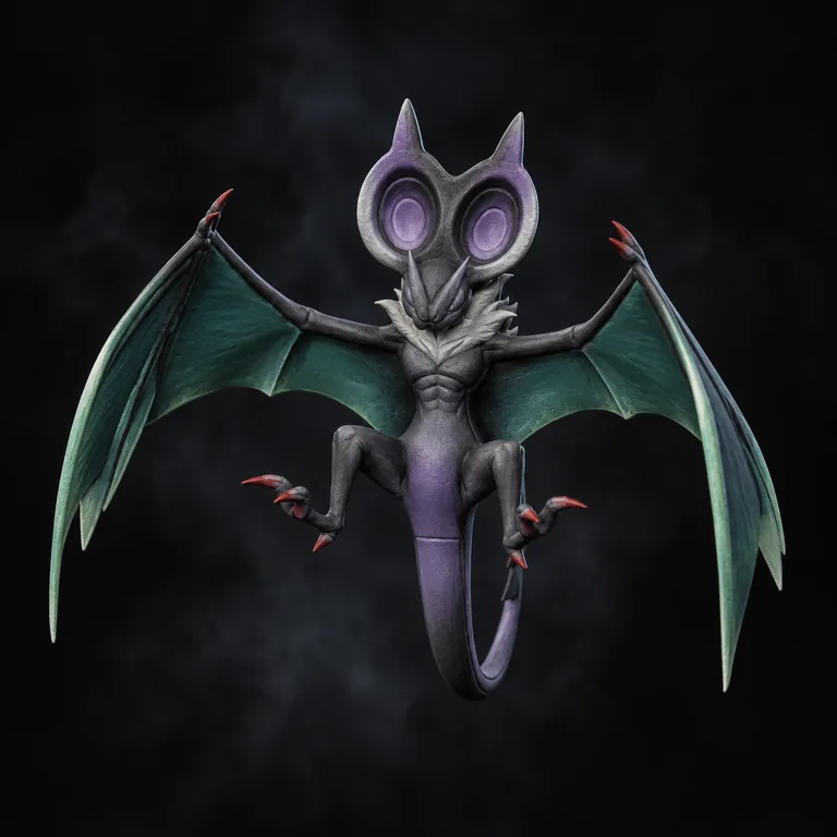 Painted Noivern exhibition image