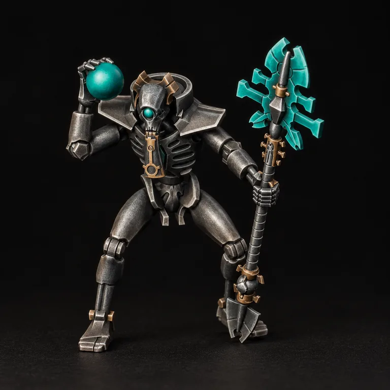 Necron Cryptek — painted miniature