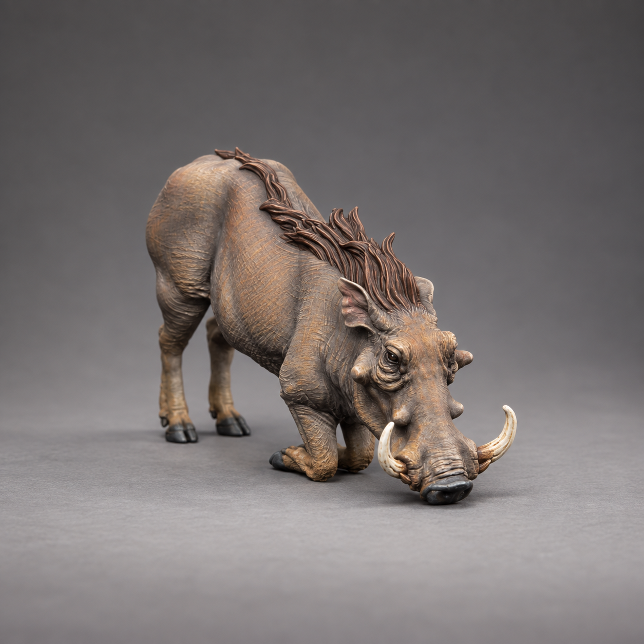 Earth tones and ivory tusks