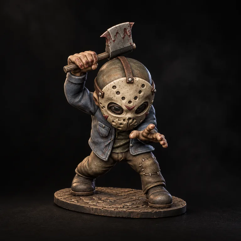 Jason Voorhees Chibi — finished paint