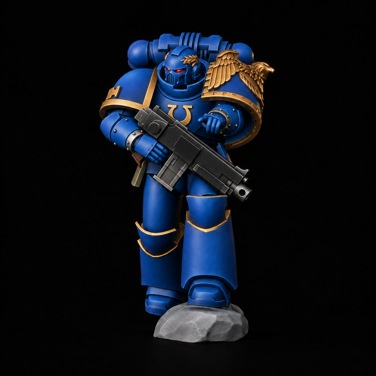 Sergeant — cobalt and gold