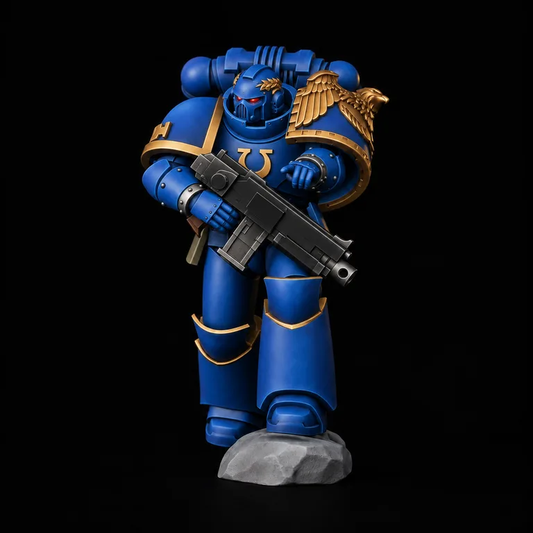 Sergeant — cobalt and gold