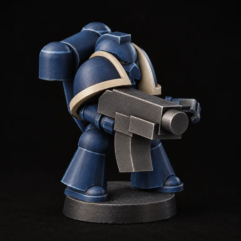 Defensive trooper — finished miniature