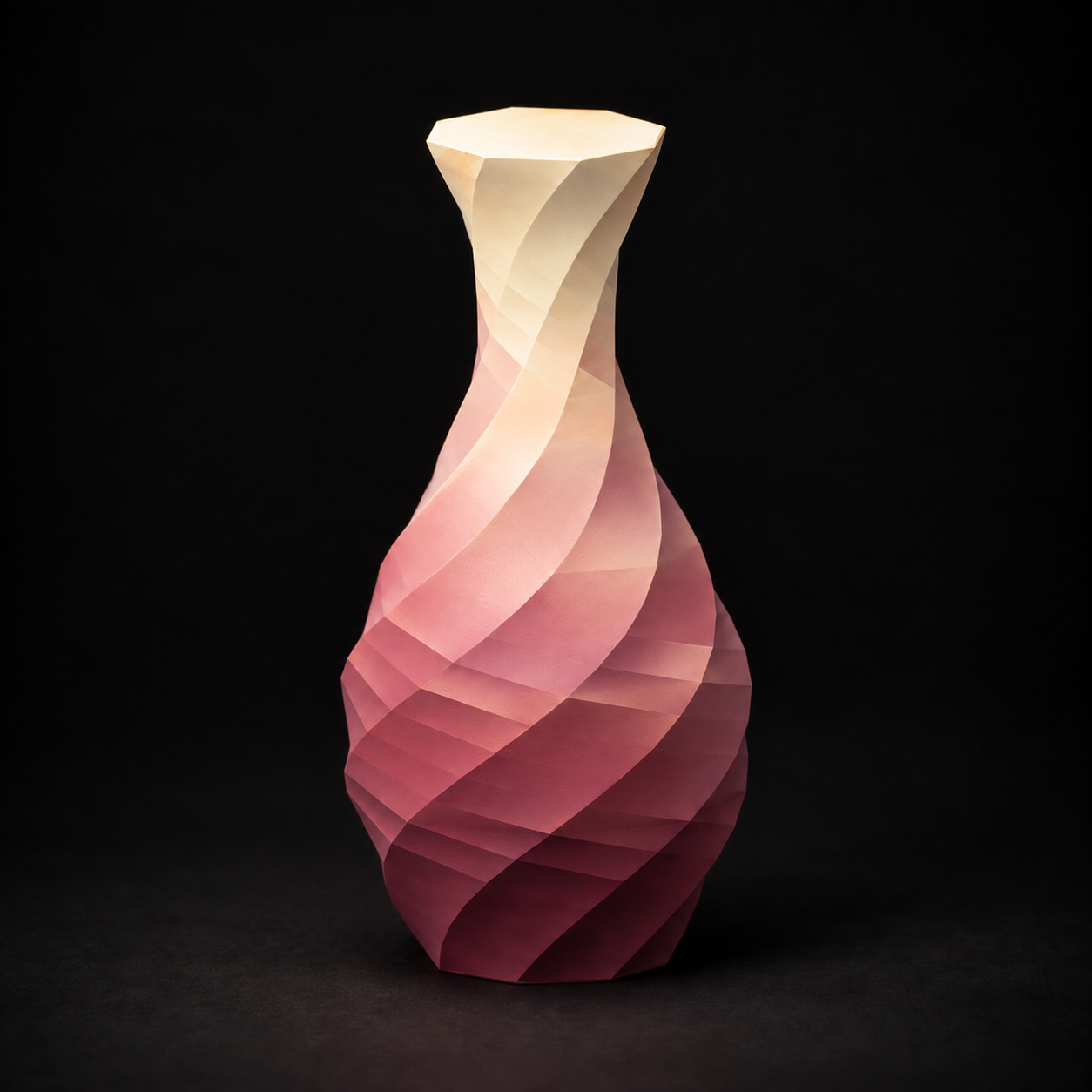 Rose and ivory gradients