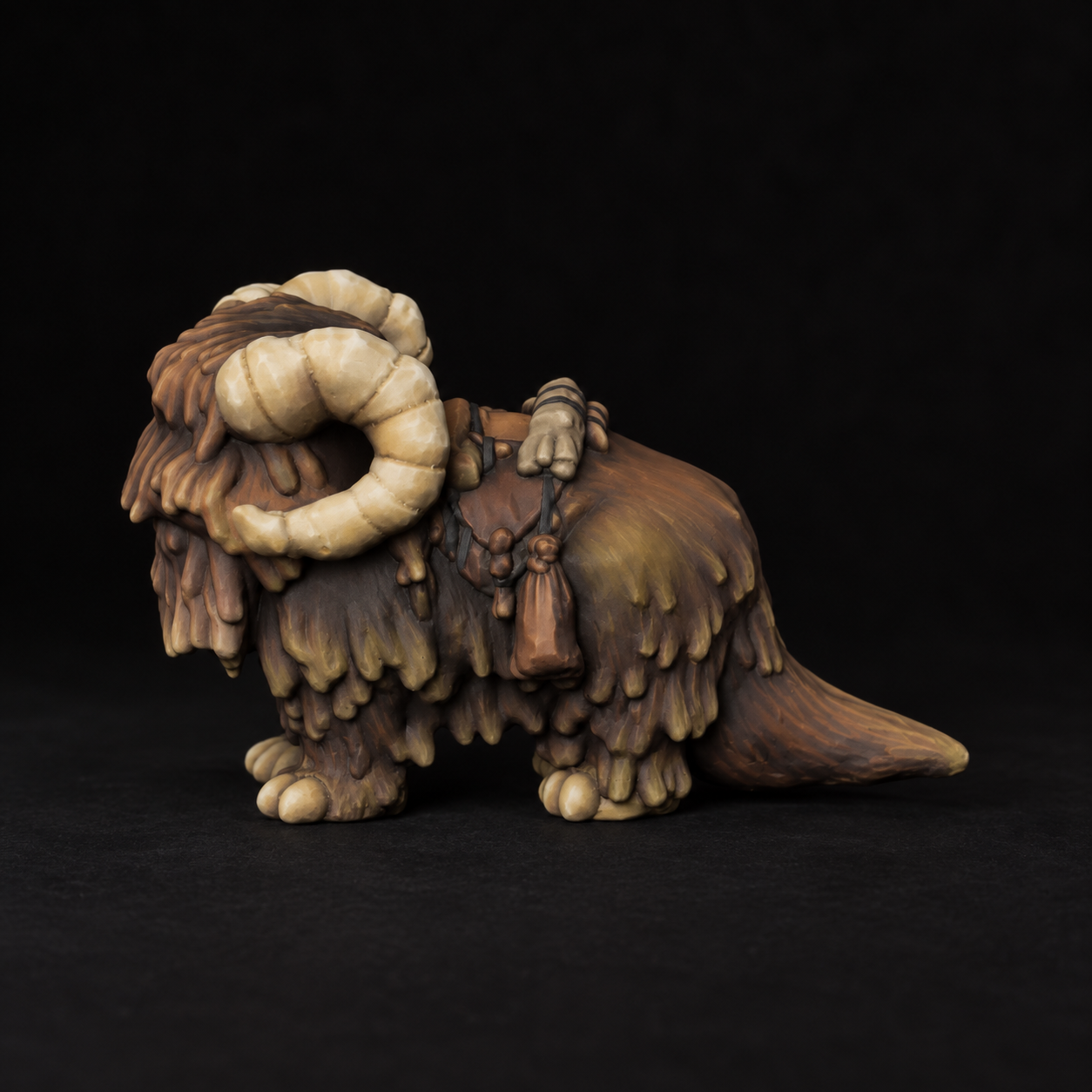 Painted Bantha — exhibition photograph