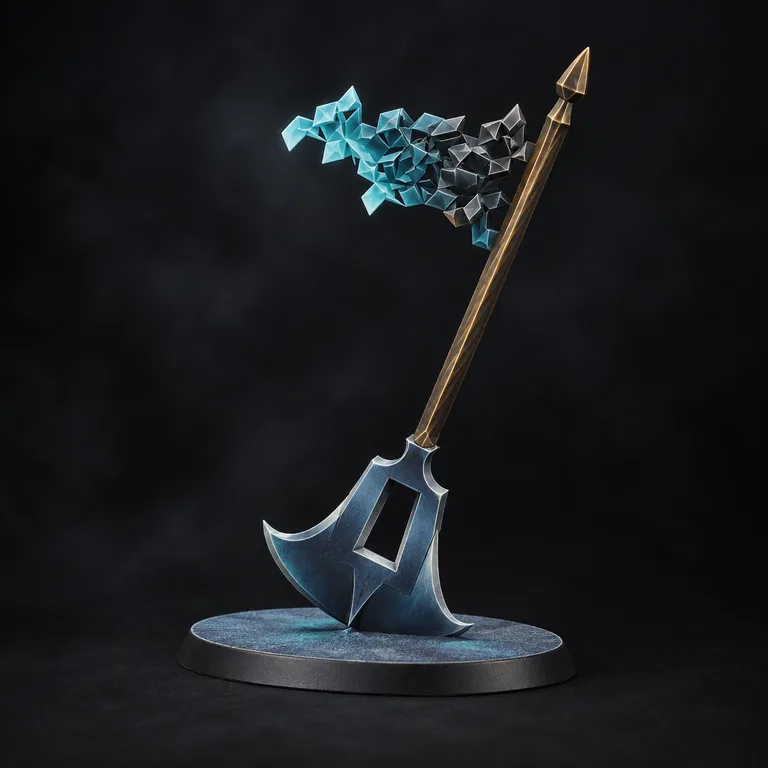 Steel, bronze and spectral cyan paint concept