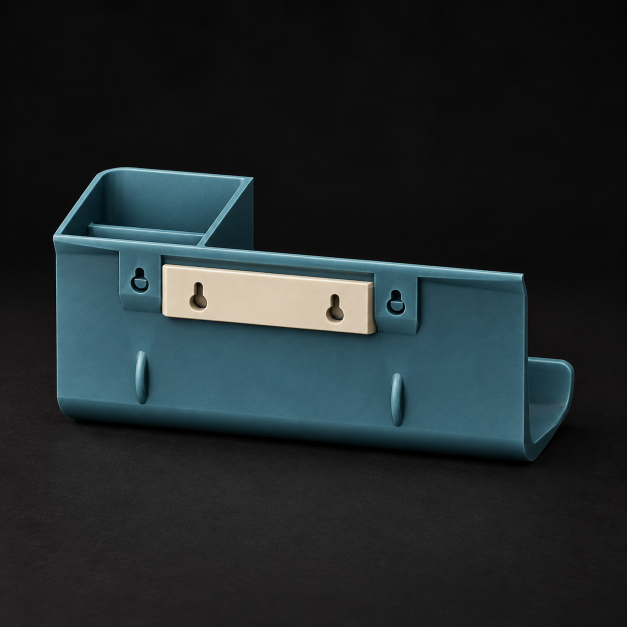 Painted hair dryer organizer