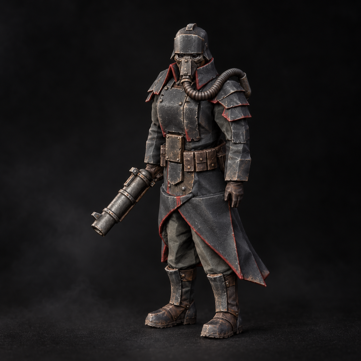 Krieg Commissar Grenadier — painted miniature