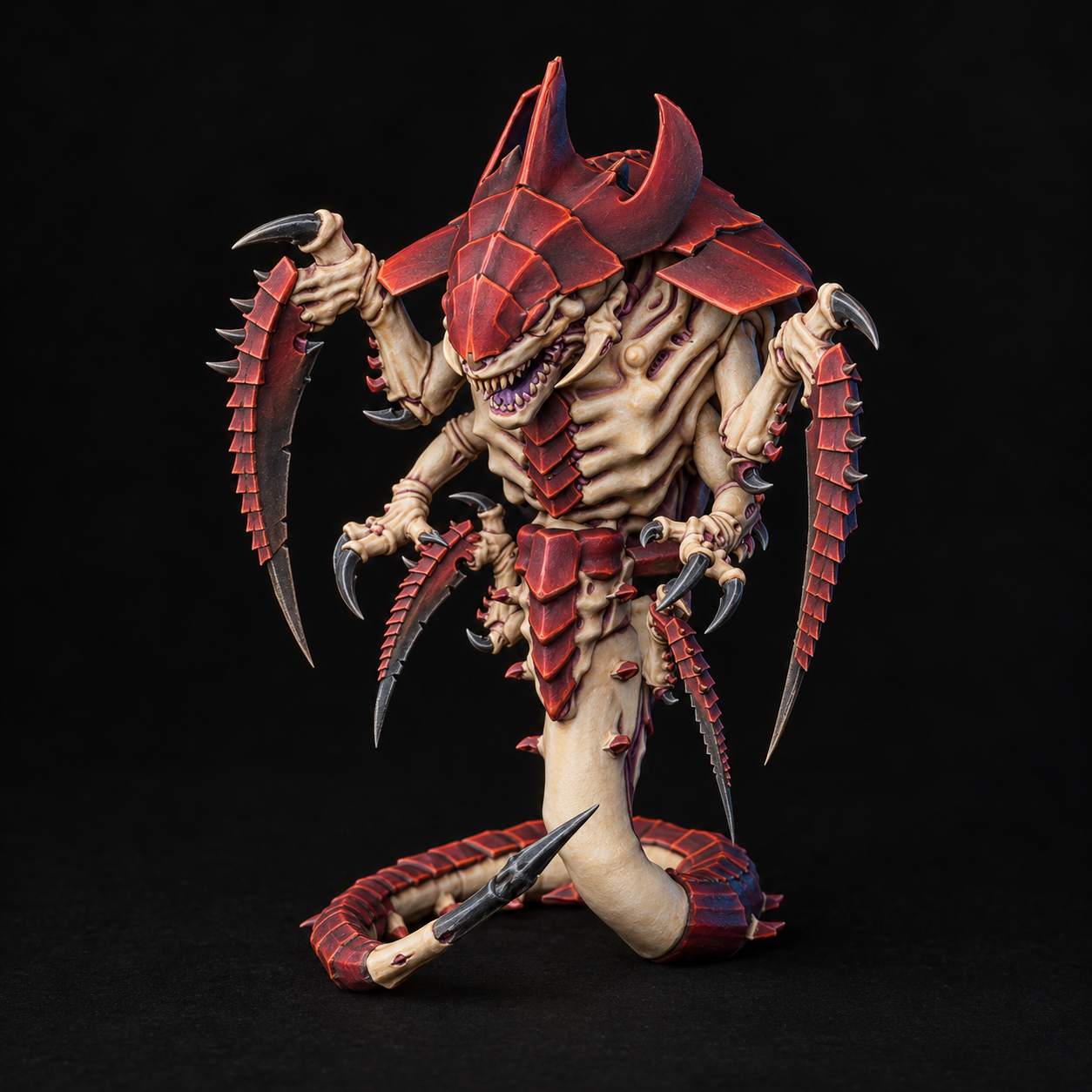 Tyranid Ravener 1 — crimson carapace