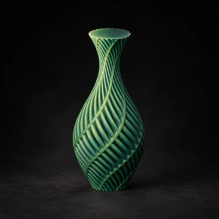 Fern Relief Vase