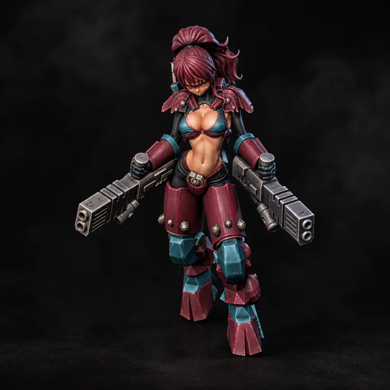 Painted Echi Sun miniature