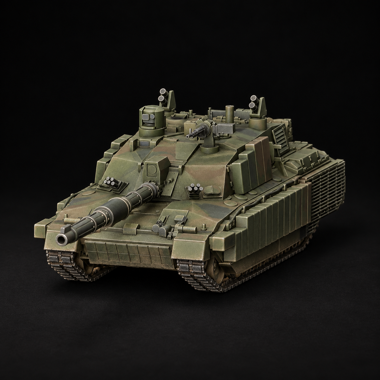 Танк Challenger 2 — готовая роспись