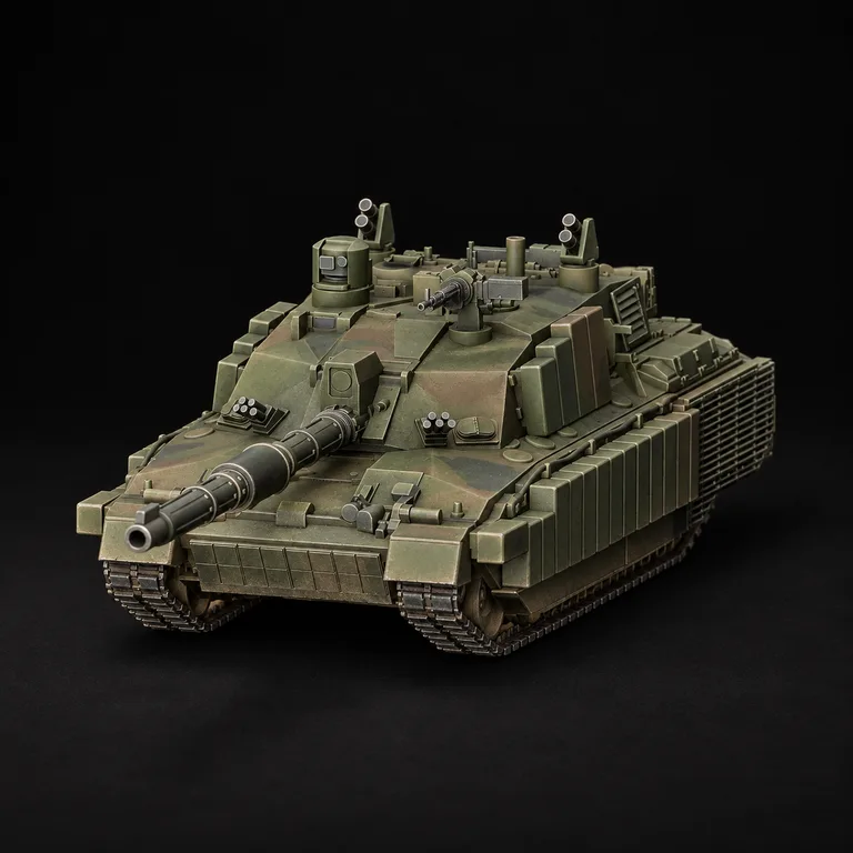 Challenger 2 Tank — finished paint