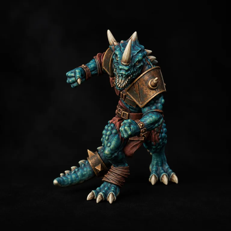 Turquoise scales and weathered bronze