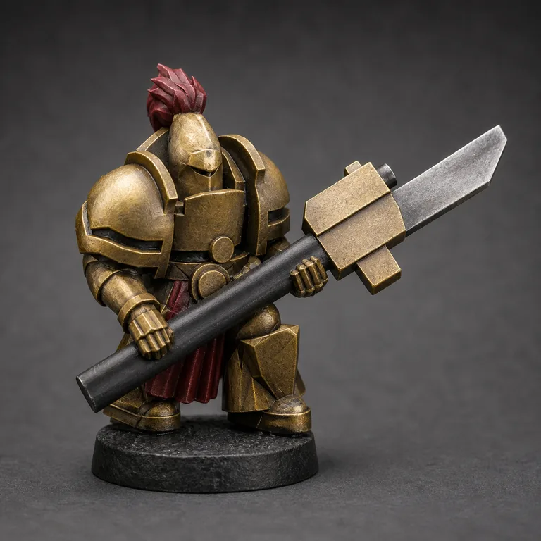 Adeptus Custodes auramite gold and red