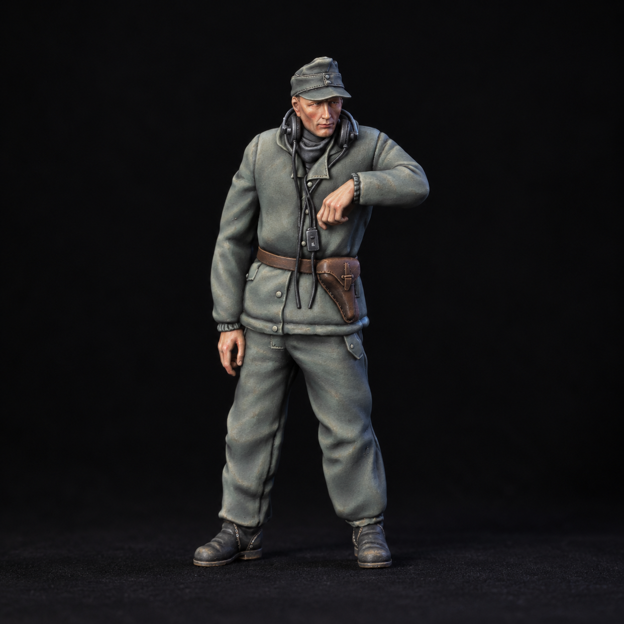 Winter tank crew — field grey