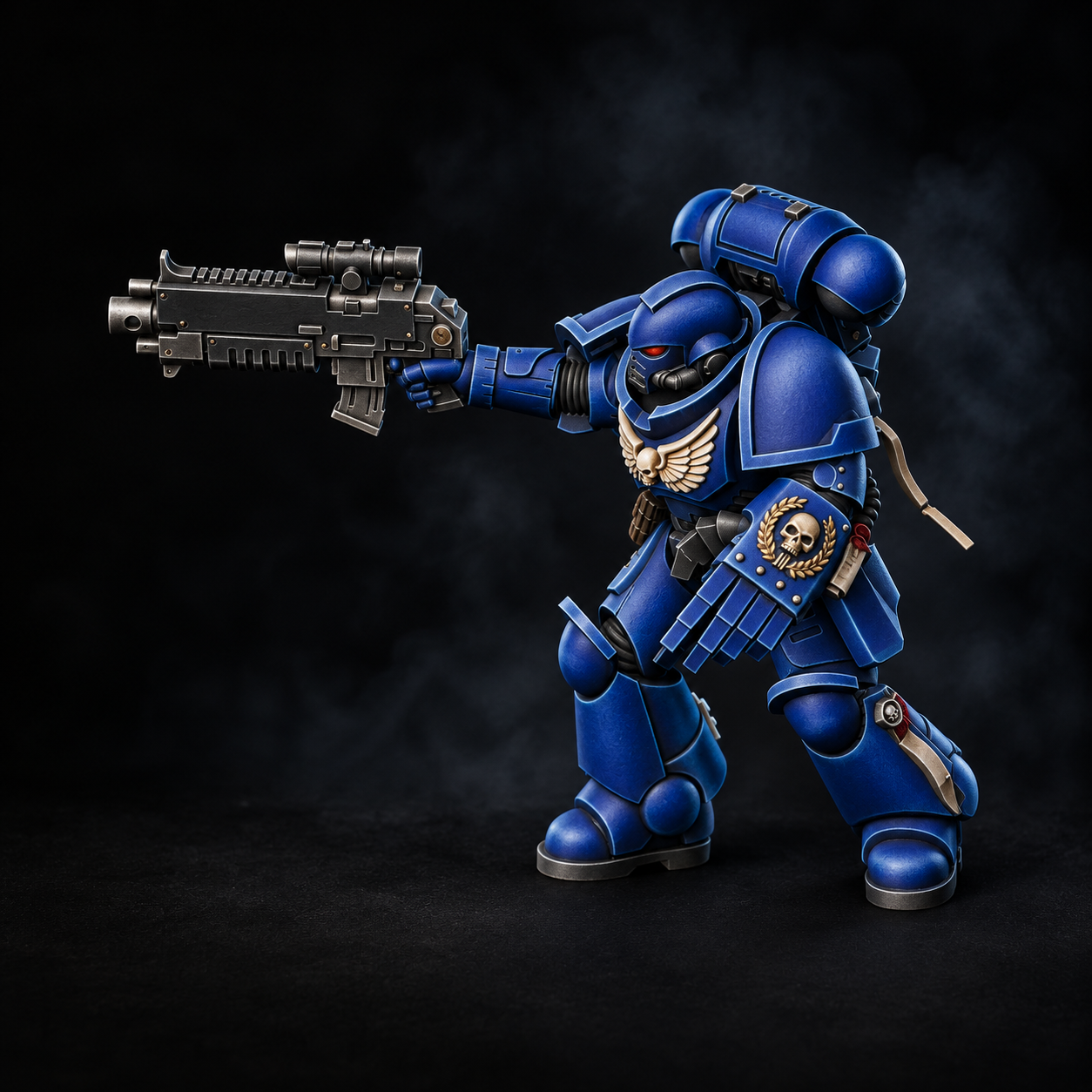 Painted Fisty Man fan miniature