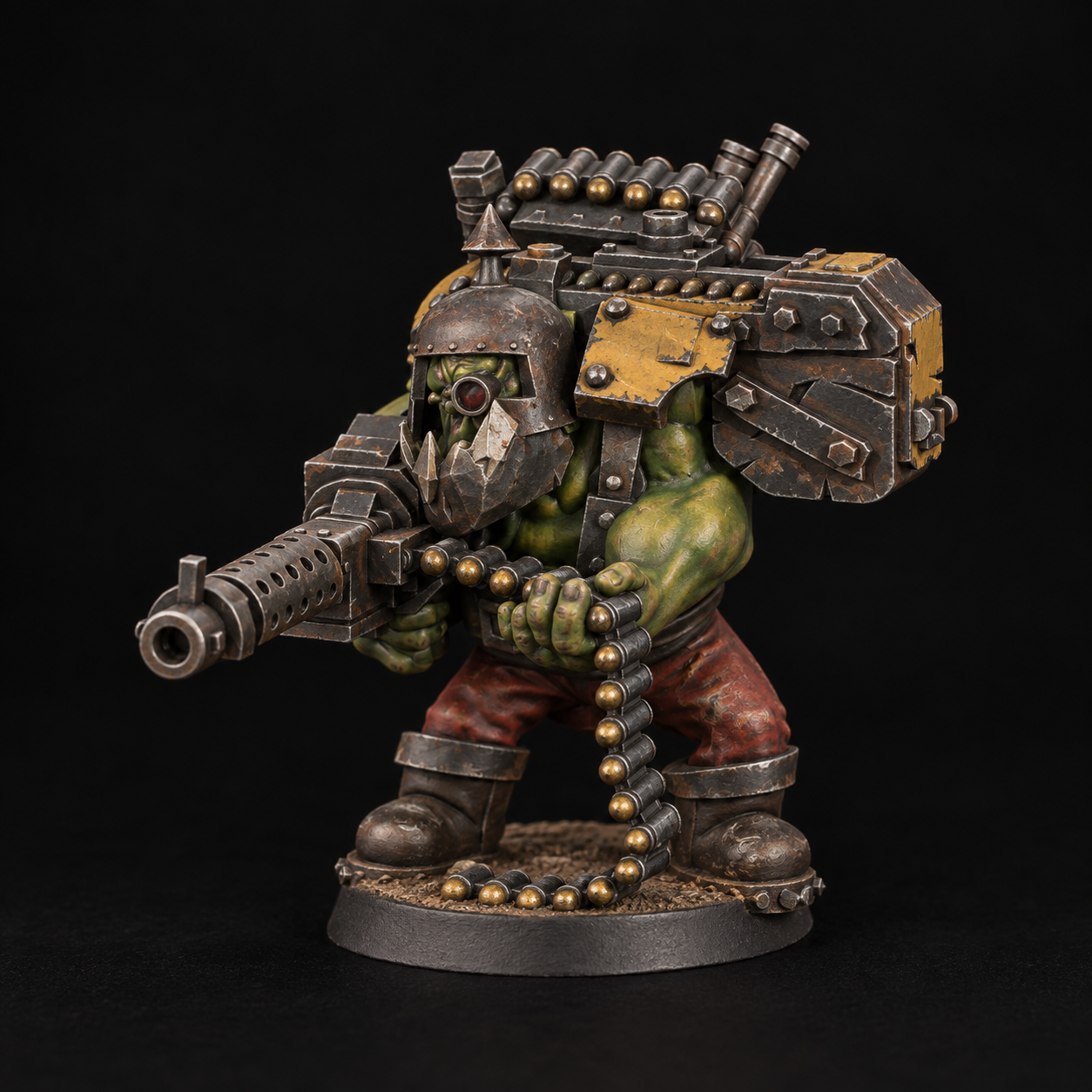 Painted Ork Loota study