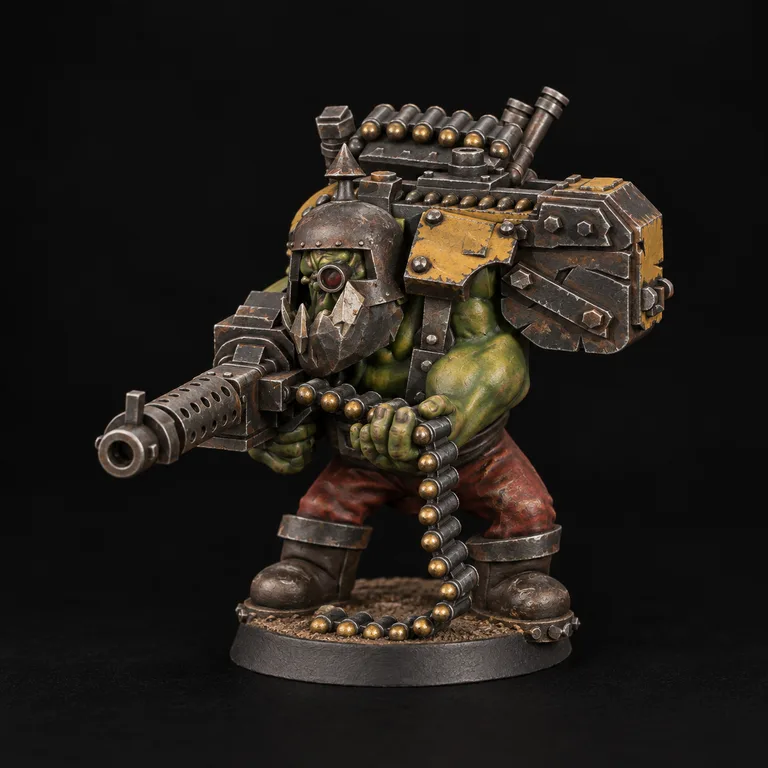 Painted Ork Loota study