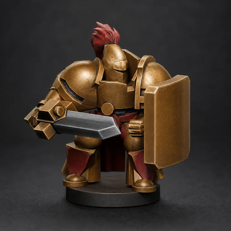 Adeptus Custodes auramite gold and red