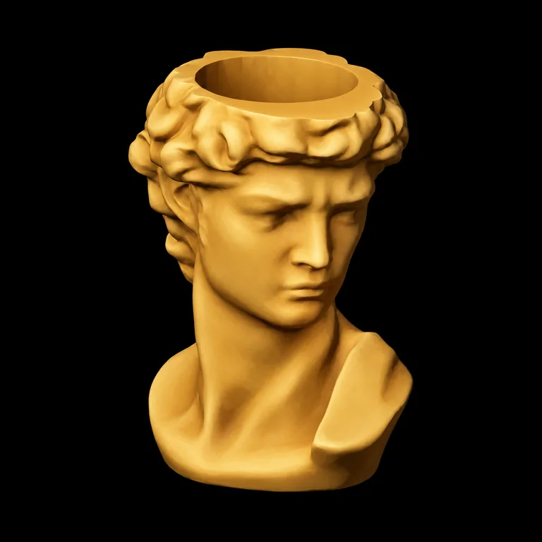أصيص دافيد — مغرة ذهبية